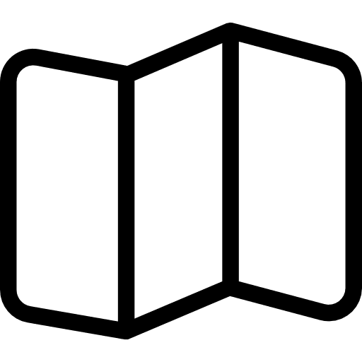 Map map interface orientation icon