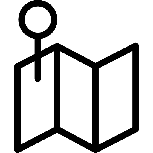 Map maps and location location geography icon