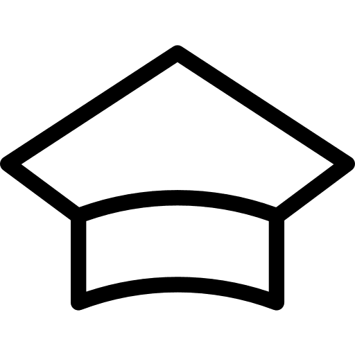 Mortarboard mortarboard education graduate icon