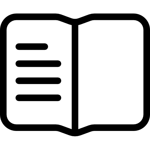 Open book open book library literature icon