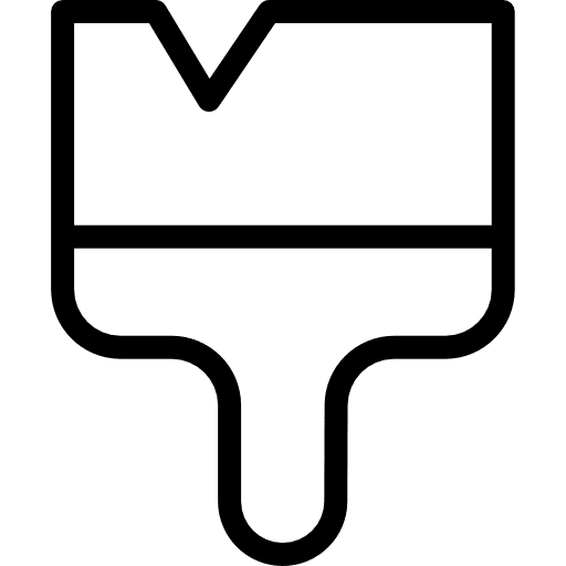 Paint brush painting art paint brush icon