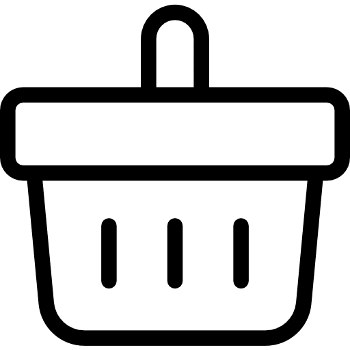 Shopping basket commerce and shopping commerce shopping store icon