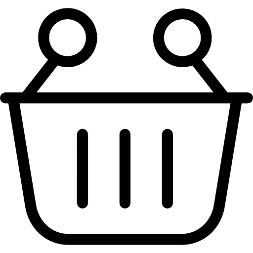 Shopping basket shopping basket ui online store icon