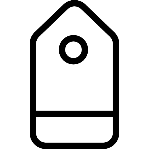 Tag label commerce and shopping price tag icon