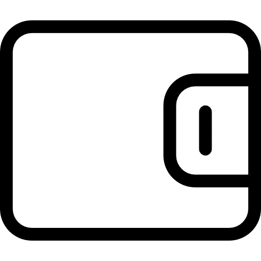 Wallet notes billfold business and finance icon