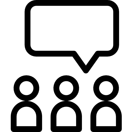 Chat people communication group icon