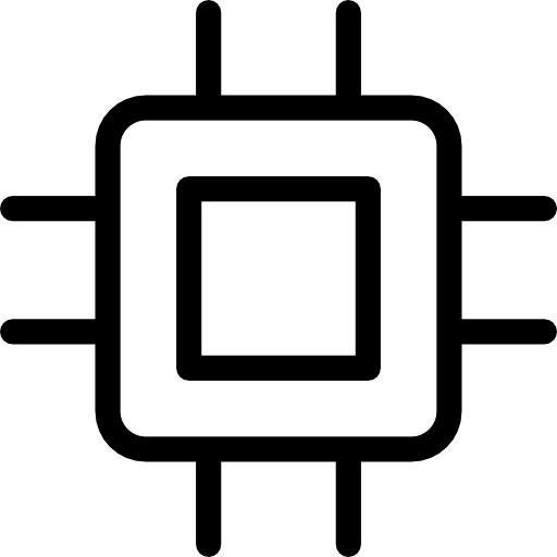 Chip technology embedded electronic icon