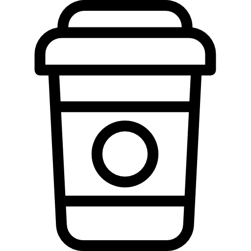 Coffee hot drink coffee cup paper cup icon