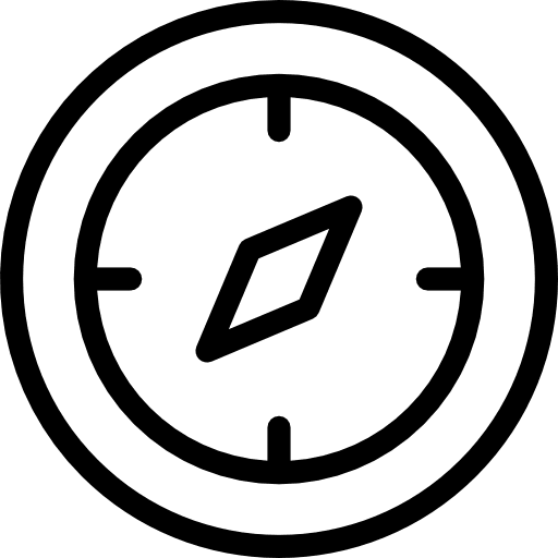 Compass gps maps and location navigation icon