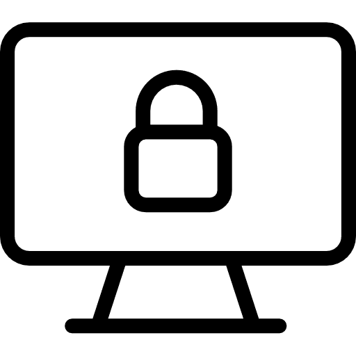 Computer computer television monitor icon