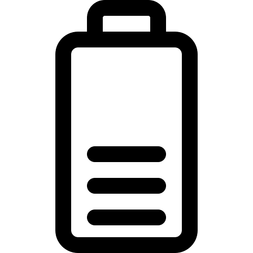 Battery ui energy storage technology icon