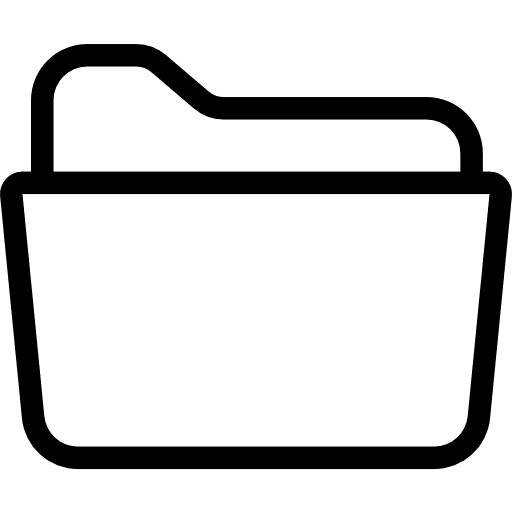 Folder file storage data storage interface icon