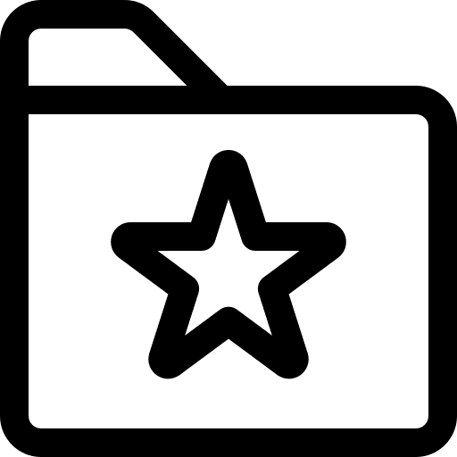 Folder star folder documents icon