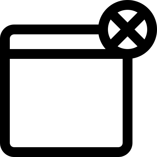 Close windows ui computing icon Close windows ui computing icon