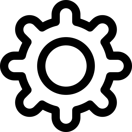 Settings configuration metal gear cogwheel icon Settings configuration metal gear cogwheel icon