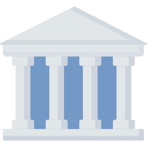 Bank architecture and city money income icon Bank architecture and city money income icon