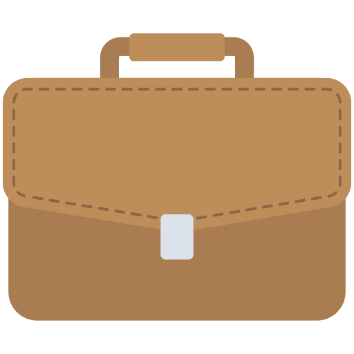 Briefcase business and finance portfolio work experiences icon Briefcase business and finance portfolio work experiences icon