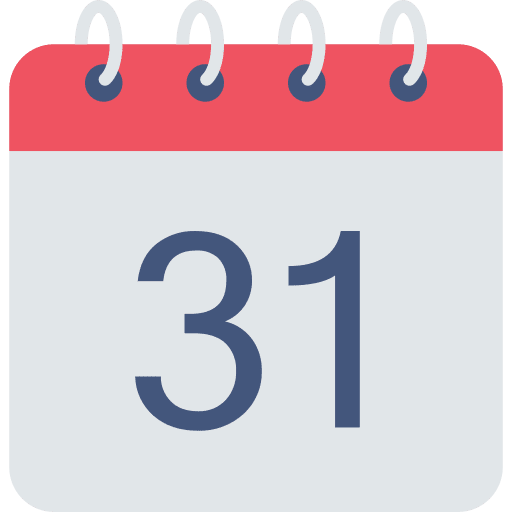 Calendar date month schedule icon Calendar date month schedule icon