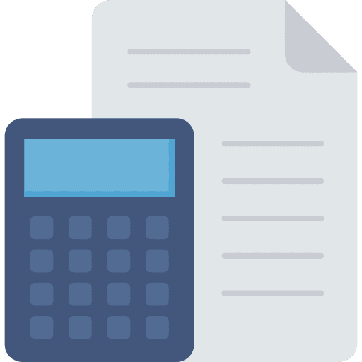 Calculator accounts calculator education icon Calculator accounts calculator education icon