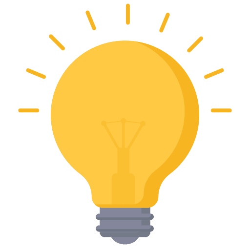 Light bulb tip light bulb idea icon Light bulb tip light bulb idea icon