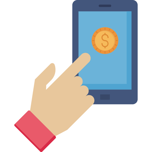 Online payment cryptocurrency online payment business and finance icon Online payment cryptocurrency online payment business and finance icon