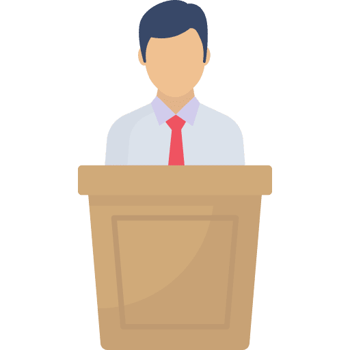 Podium businessman avatar podium icon Podium businessman avatar podium icon