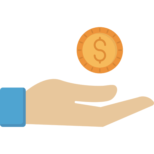 Paying business and finance money dollar icon Paying business and finance money dollar icon