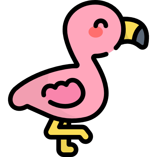 Flamingo animals flamingos bird icon