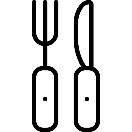 Cutlery restaurant knife cutlery icon