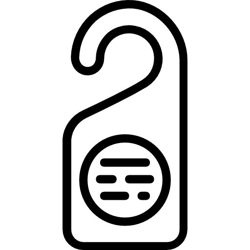 Doorknob signs door doorknob icon