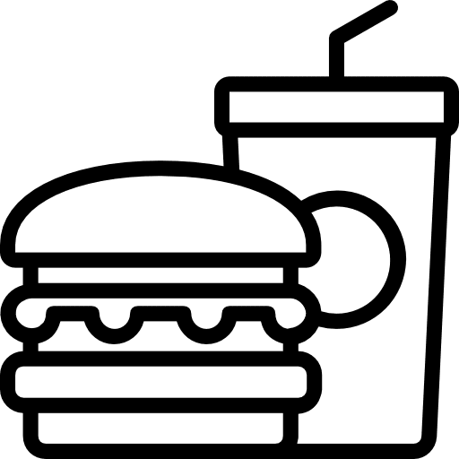 Fast food fast food food hamburger icon