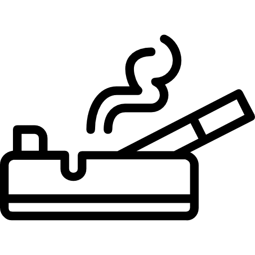 Smoking cigar smoke healthcare and medical icon