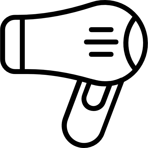 Hairdryer hairdryer beauty salon furniture and household icon