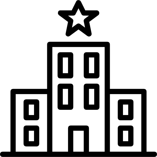 Hotel buildings hotel holidays icon