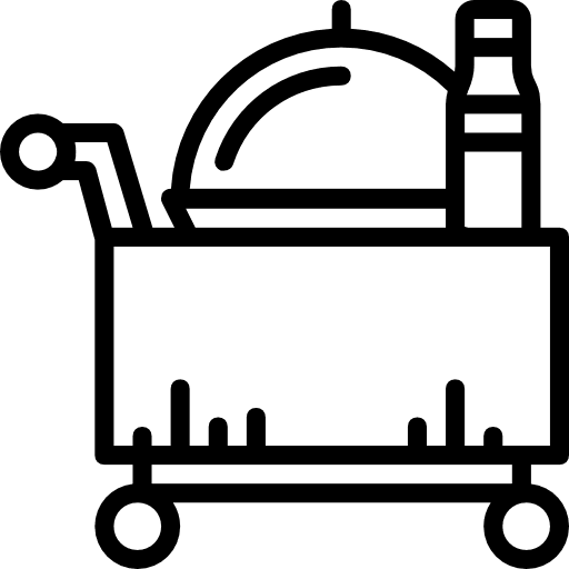 Room service service holidays covered icon