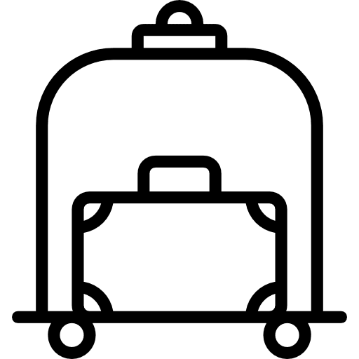 Luggage business briefcase travelling icon