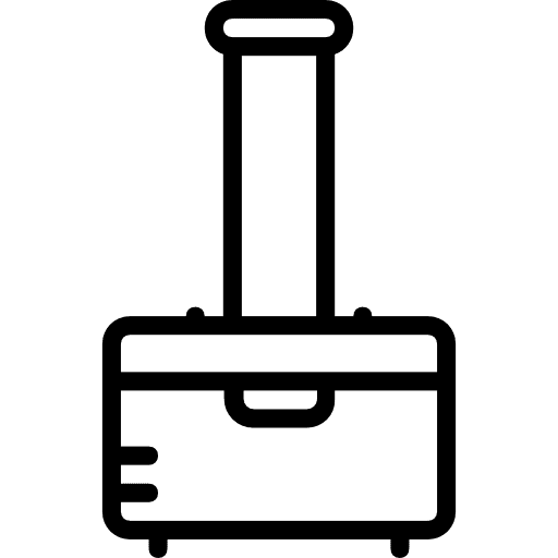 Luggage holidays transport luggage icon