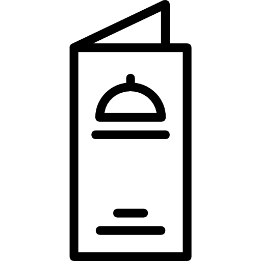 Menu restaurant holidays tools and utensils icon