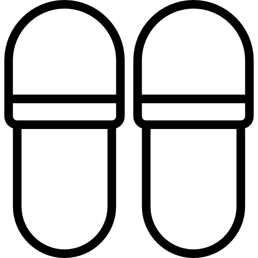 Slippers comfortable footwear slippers icon