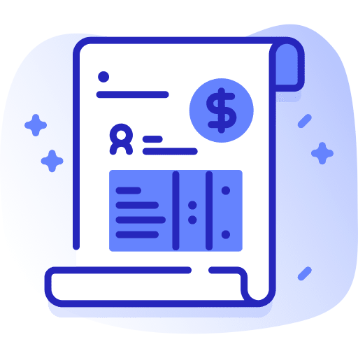 Invoice receipt ticket dollar icon Invoice receipt ticket dollar icon