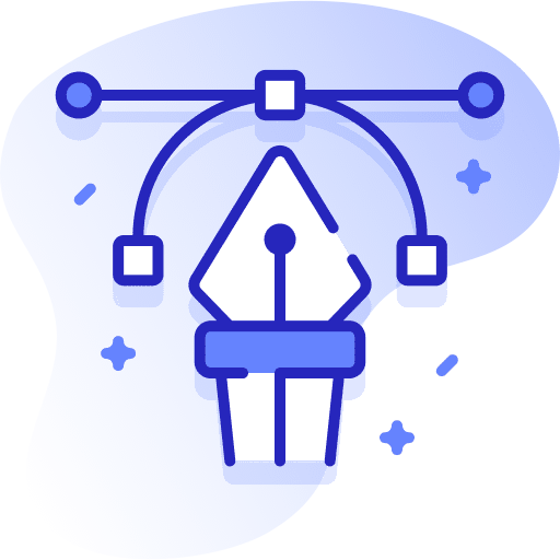 Vector anchor graphic design graphic tool icon