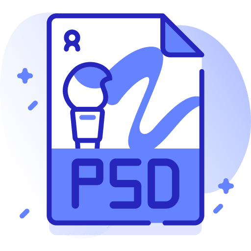Psd document psd files and folders icon Psd document psd files and folders icon