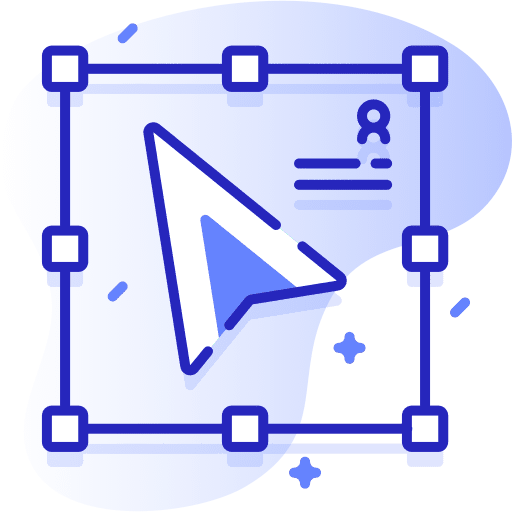 Select arrow object vector icon Select arrow object vector icon