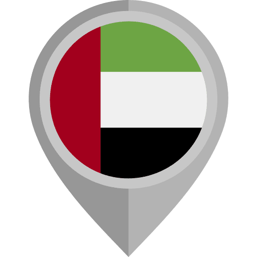 United arab emirates nation flag placeholder icon