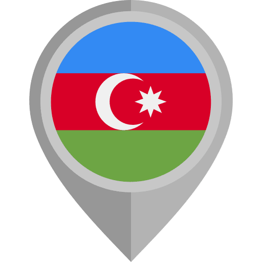 Azerbaijan nation flag placeholder icon
