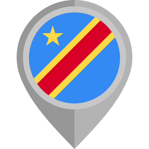 Democratic republic of congo country flags placeholder icon