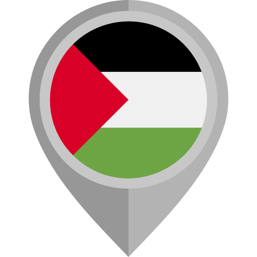 Palestine country nation flags icon
