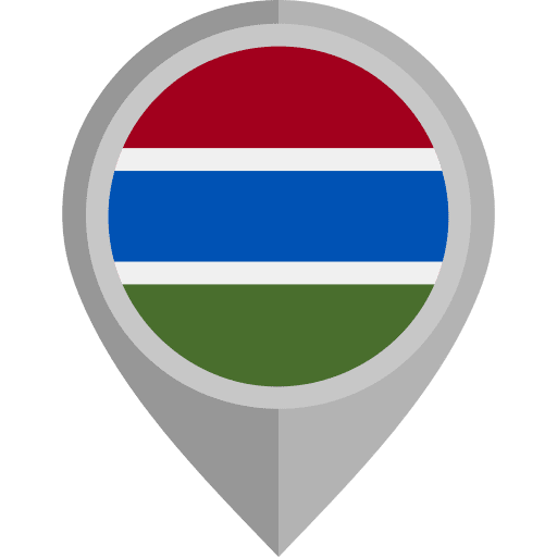 Gambia flag country flags icon