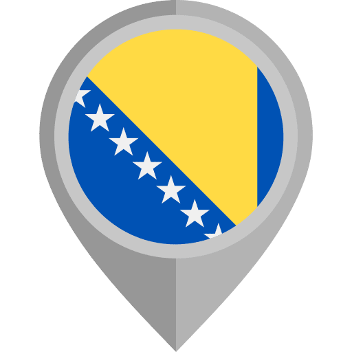 Bosnia and herzegovina placeholder country flags icon