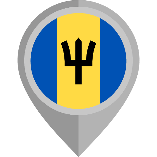 Barbados country placeholder flags icon